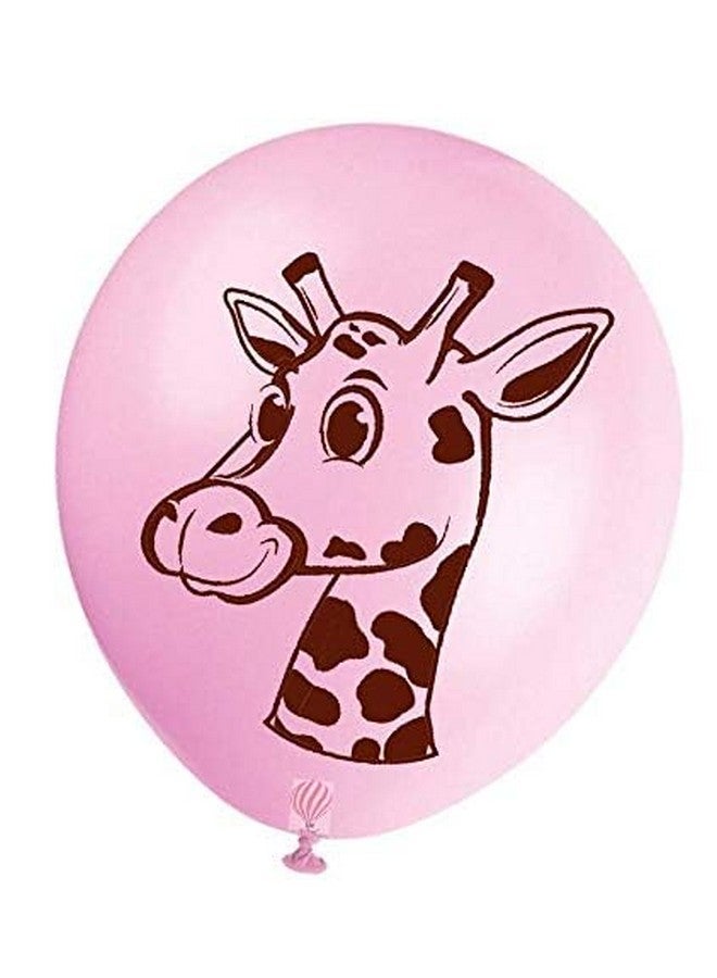 HK balloons Rubber 30Pcs Jungle Theme Balloons For Animal Theme Birthday Party Supplies Multi Color Assorted Jungle Balloons Animal Print Balloons Birthday Theme Multicolor Balloons - Image 5