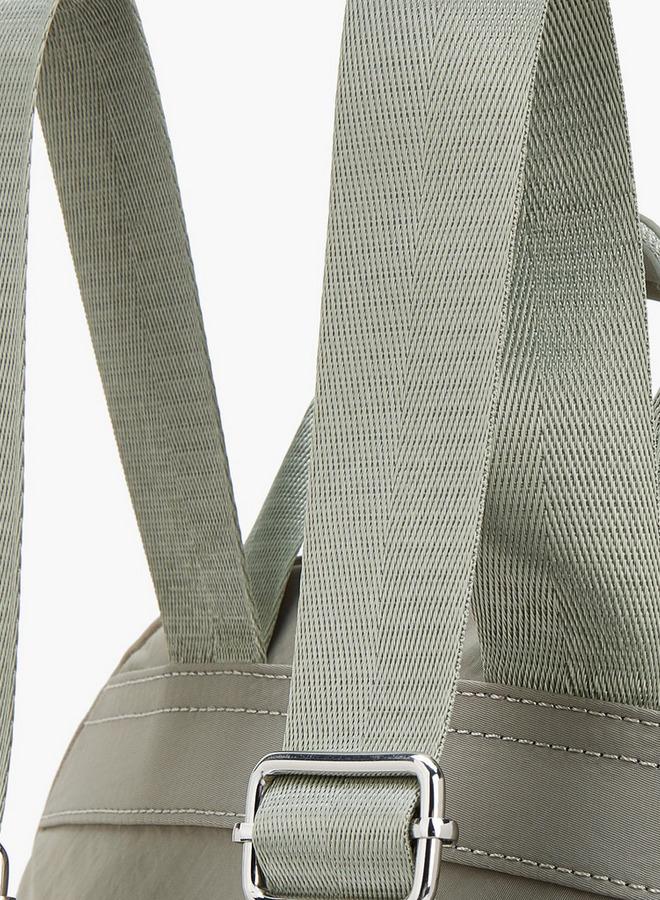 MISSY Textured Backpack With Adjustable Shoulder Straps - Image 5