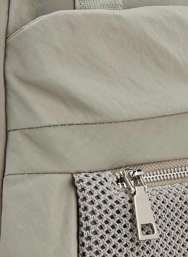MISSY Textured Backpack With Adjustable Shoulder Straps - Image 3