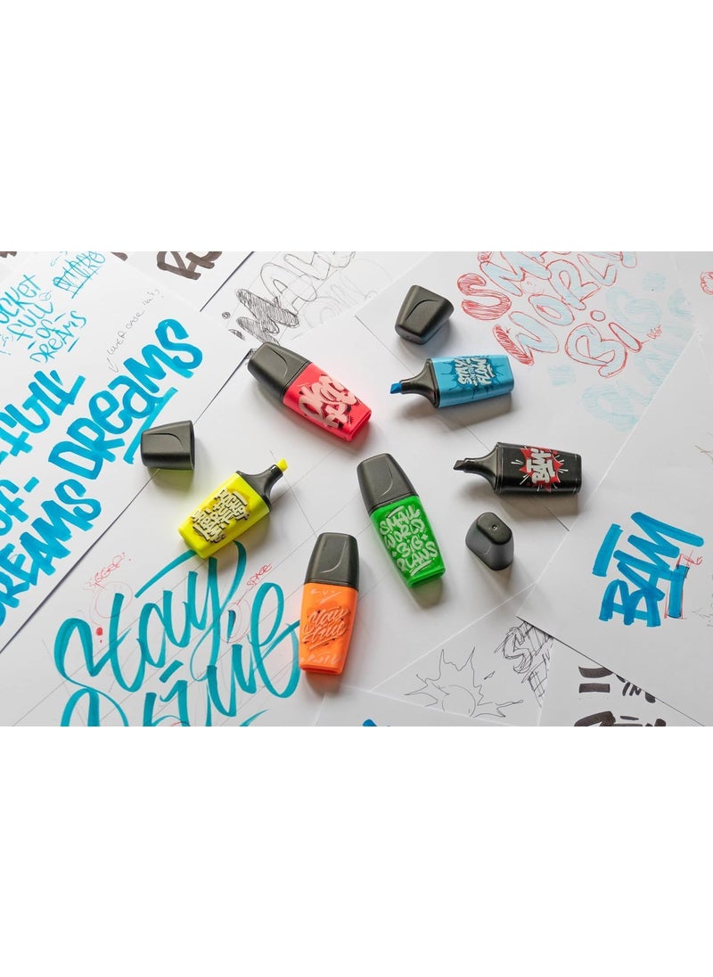 STABILO STABILO Boss Mini Fluorescent Marker by Snooze One Case of 6 Assorted Colours  - Image 4