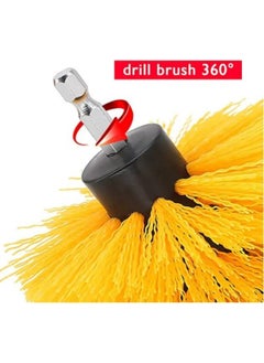 Livx Hygiene Drill Bit Mounted Professional Cleaning Brush 5 Pieces and 15 cm Extension Rod Muf-01  - Image 4