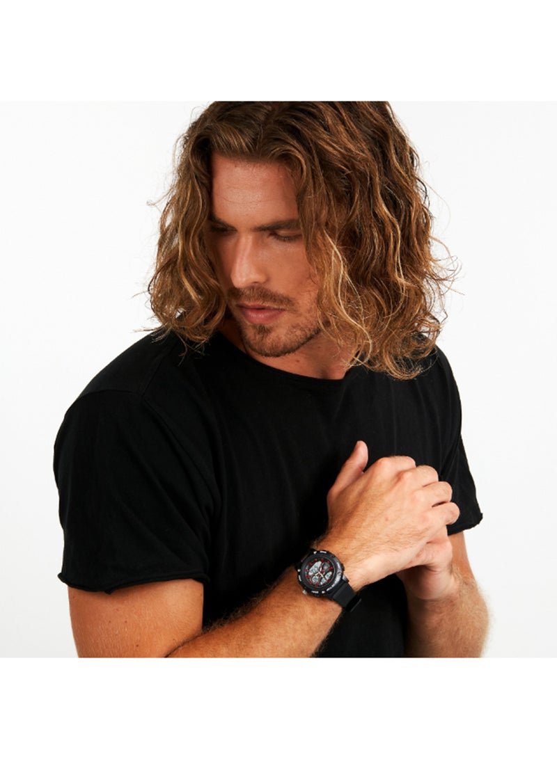 Sector EX-45 43MM DIGITAL RED BLK DIAL BLK PU S - Image 4