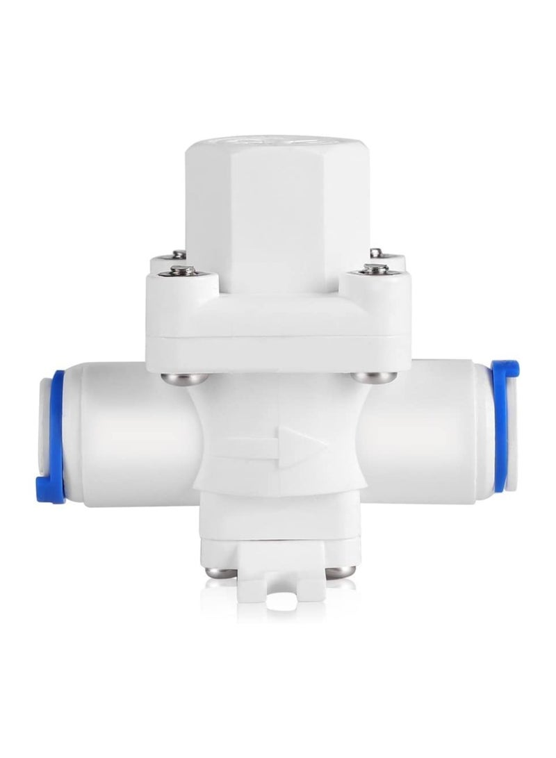 Zikra 3/8 Pushfit Tube Reducing Valve,Plastic Pressure Relief Regulator Reducing Valve Filter Protection RO Water System - Image 1