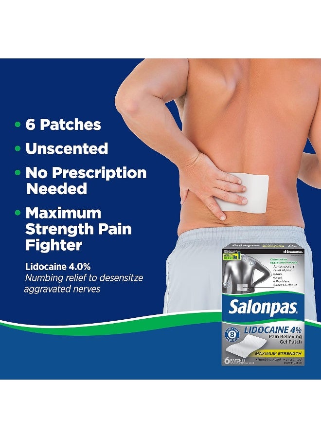 Salonpas Lidocaine 4% Pain Relieving Gel-Patch - Image 4