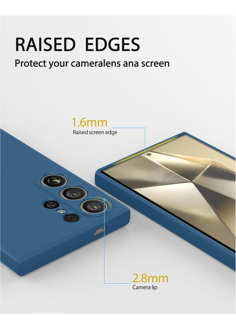 ELTRAZONE Samsung Galaxy S24 Ultra Case - Liquid Soft Silicone Gel Rubber Cover, Anti-Scratch, Military-Grade Drop-Proof Protection (6.8 Inch) - Image 3