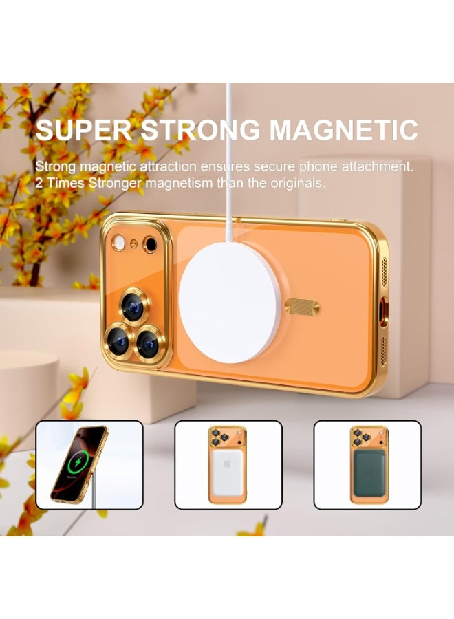 DUSALA iPhone 17 Pro Max Case Compatible with MagSafe Cover With Tempered Glass 9D Full Hd Glass For iPhone 17 Pro Max Full Camera Lens Protection Clear Case for iPhone 17 Pro Max 6.9-inch - Image 5