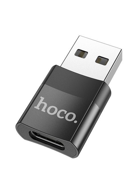 Hoco UA17 USB Male to Type-C Female USB 2.0 OTG Adapter – Data Transfer, Charging Support, and Universal Fast Charging Compatibility