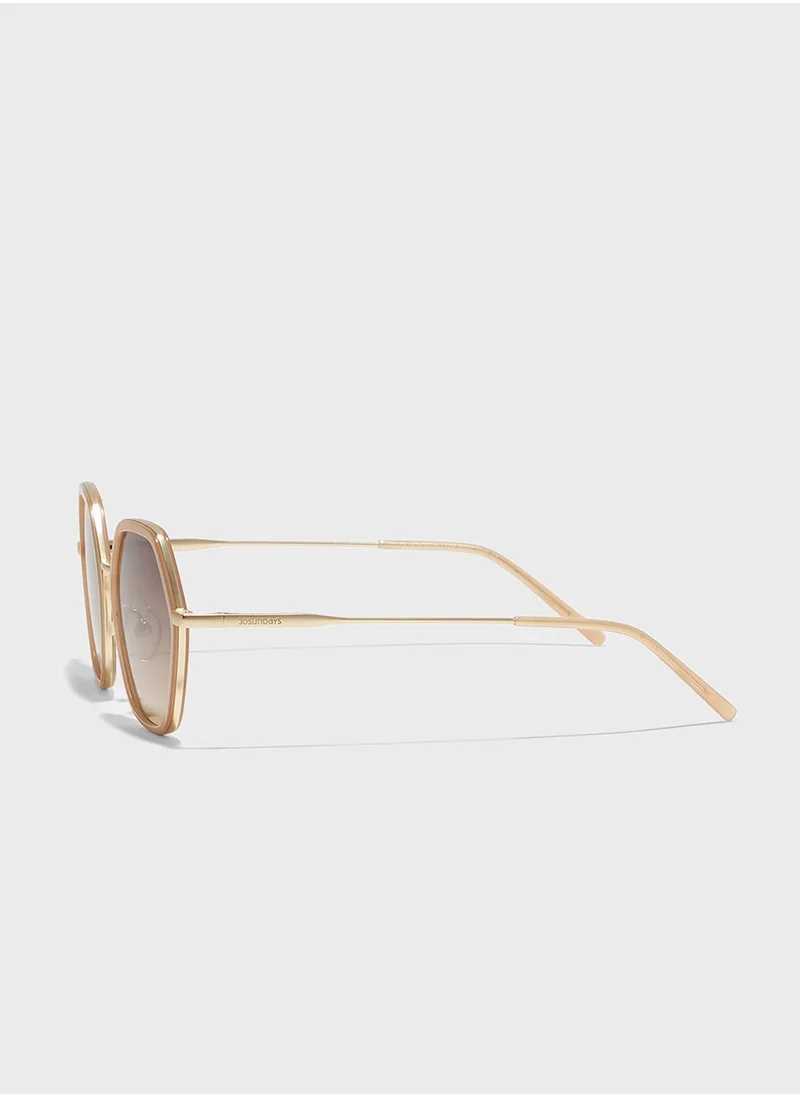 30 سندايز Equinox Pentagon Sunglasses