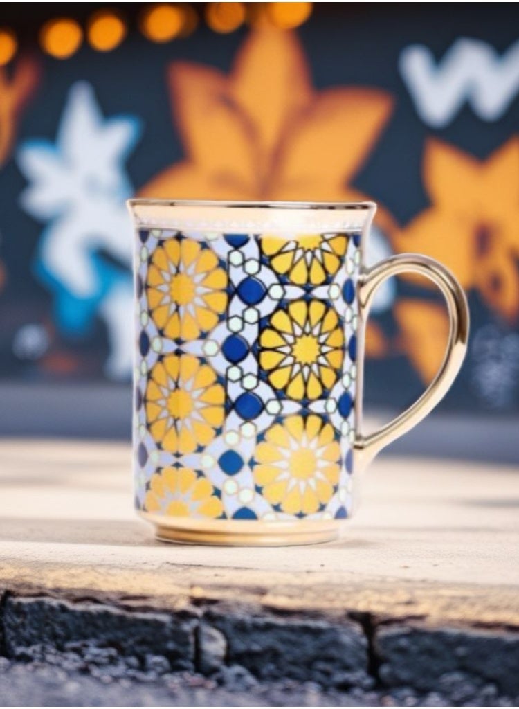 BYART A luxurious and elegant cup of tea and coffee, made of Turkish ceramic - Image 4