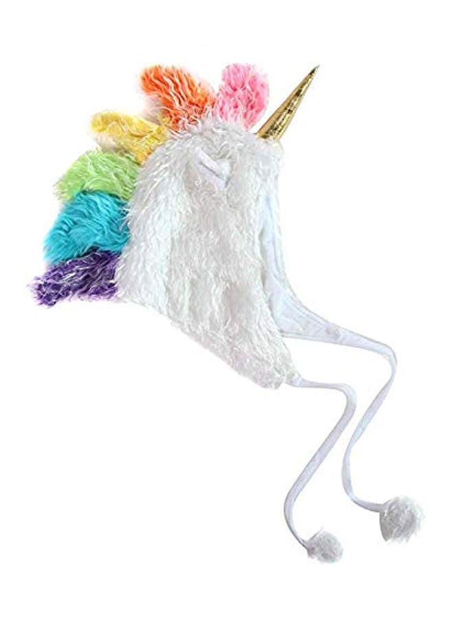 NIBEMINENT Soft Fuzzy Unicorn Adult Hat Multicolour One Size