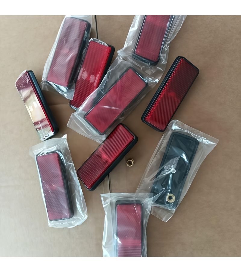 4 Red Lenses And Black Base For Secure M5 Bolt Mount Withstand Rain - Image 5