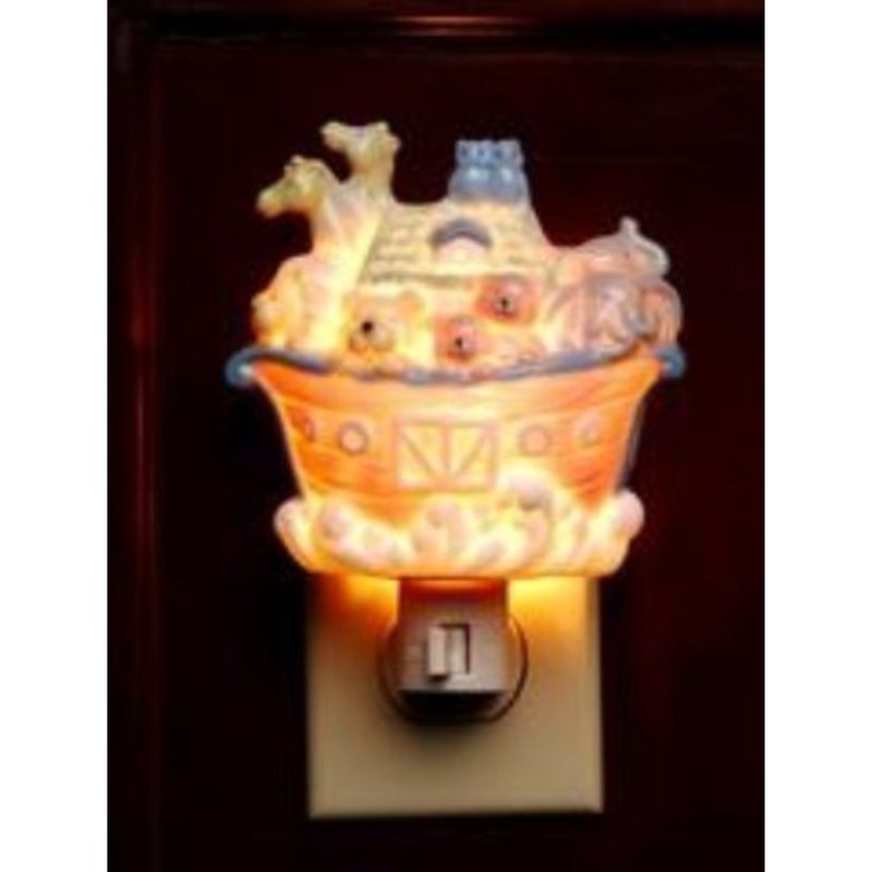 5653 Fine Porcelain Noah's Ark Night Light, 5-1/2-Inch - Image 2