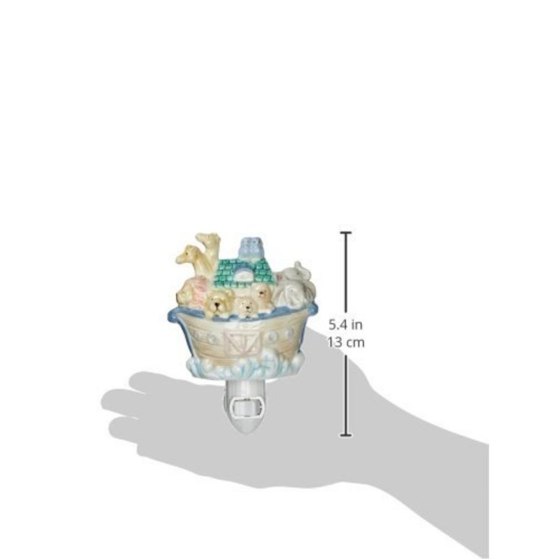 5653 Fine Porcelain Noah's Ark Night Light, 5-1/2-Inch - Image 3