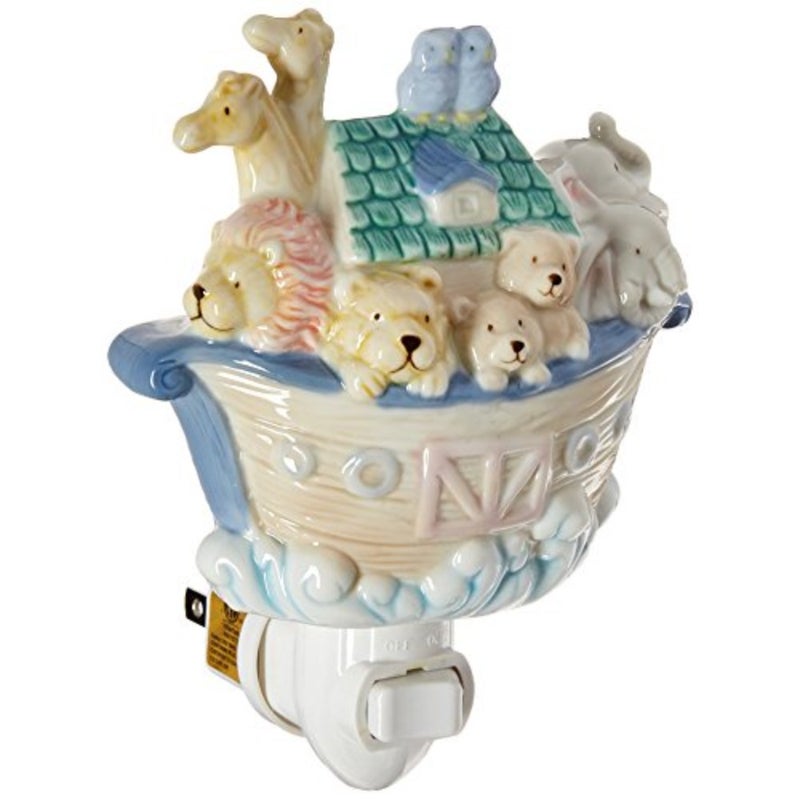 5653 Fine Porcelain Noah's Ark Night Light, 5-1/2-Inch - Image 5