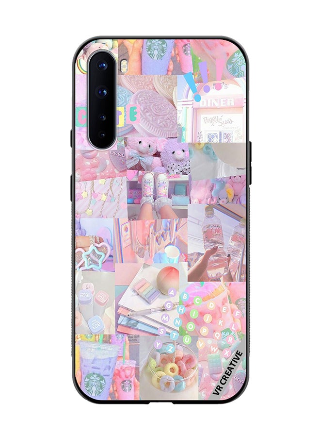 VR CREATIVE Protective Case Cover For OnePlus Nord Cute Collage Design Multicolour - Image 1