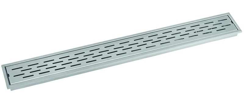 SINCORE NOVA Stainless Steel Matte Finish Shower Drain Silver 300 x 100 mm - Image 1