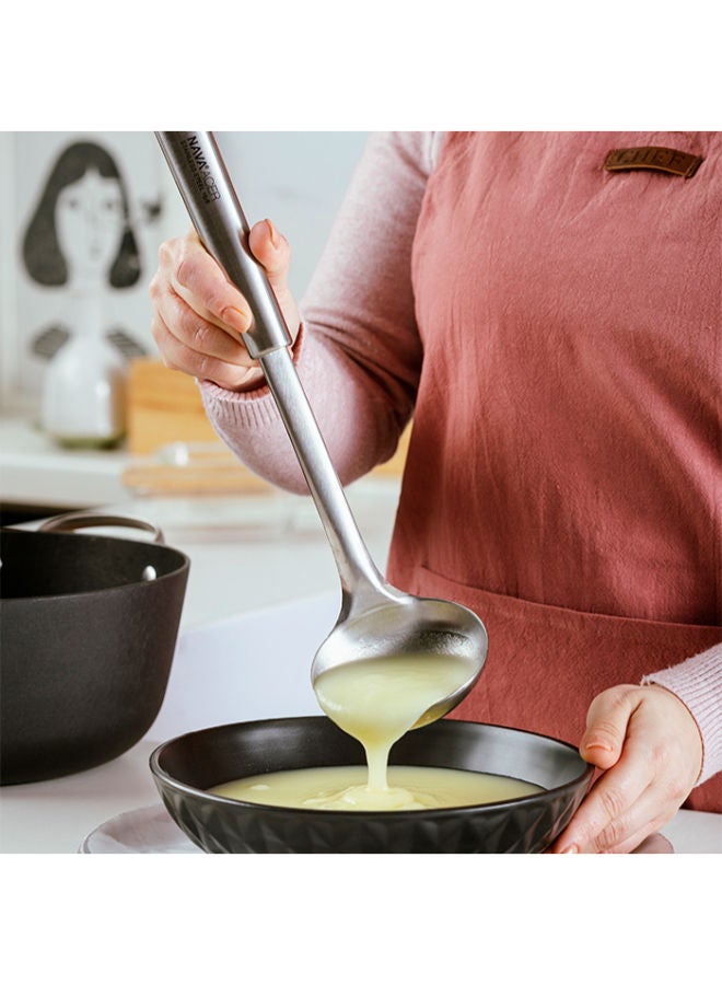 NAVA Stainless Steel Soup Ladle "Acer" -Silver - Image 3