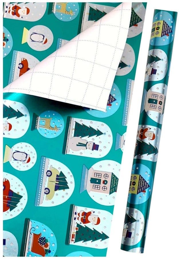 TERA13 Christma Wrapping Paper Sheet, Wrapping Paper Decorative Festive Merry Christmas Gifts For Your Loved Ones, Ideal for Birthday, Wedding, Anniversary, Party, New Yera (Lightblue 5 Sheet) - Image 1