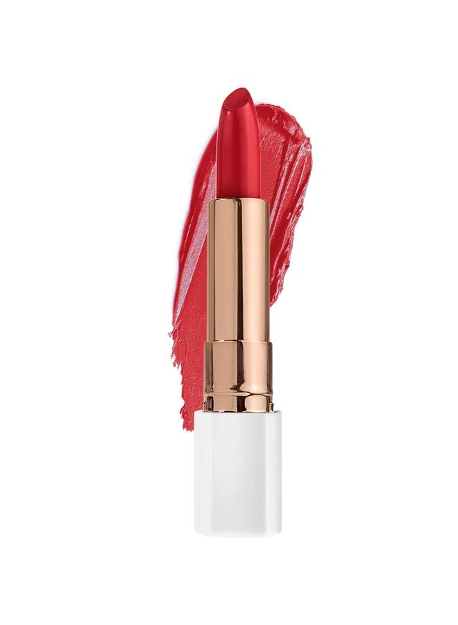 FLOWER BEAUTY By Drew Barrymore Petal Pout Lipstick - Nourishing + Highly Pigmented Lip Color - Infused with Antioxidants (Poppy Pout) - Image 1