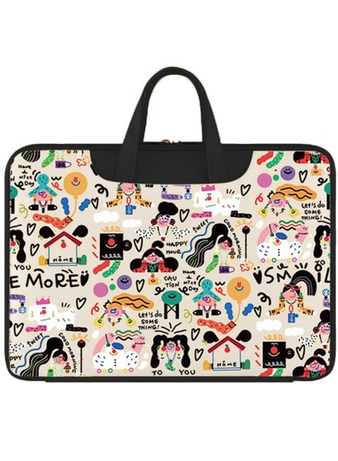 حقيبة كمبيوتر محمول مقاس 14/15 بوصة، حقيبة كمبيوتر محمول متعددة الوظائف ذات سعة كبيرة لأجهزة الكمبيوتر المحمولة مقاس 15.6 بوصة من HP وDell وAcer وAsus، بالالوان المتعدده