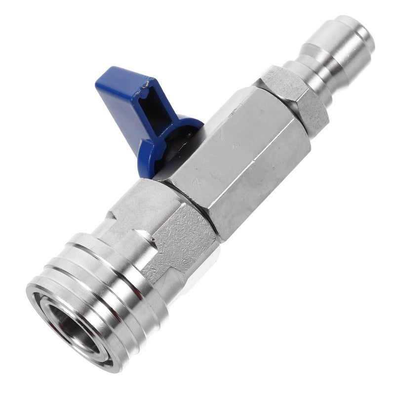 Stainless Steel Ball Valve High Pressure Washer 3 8 Inch Male Female Connector for Cleaning Machine Outdoor Tools - Image 2
