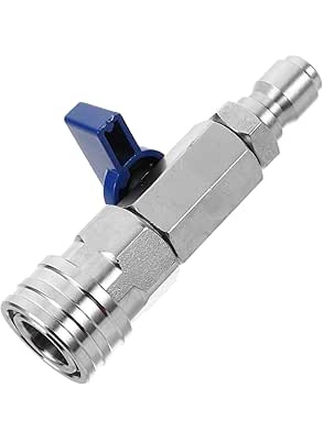 Stainless Steel Ball Valve High Pressure Washer 3 8 Inch Male Female Connector for Cleaning Machine Outdoor Tools - Image 1