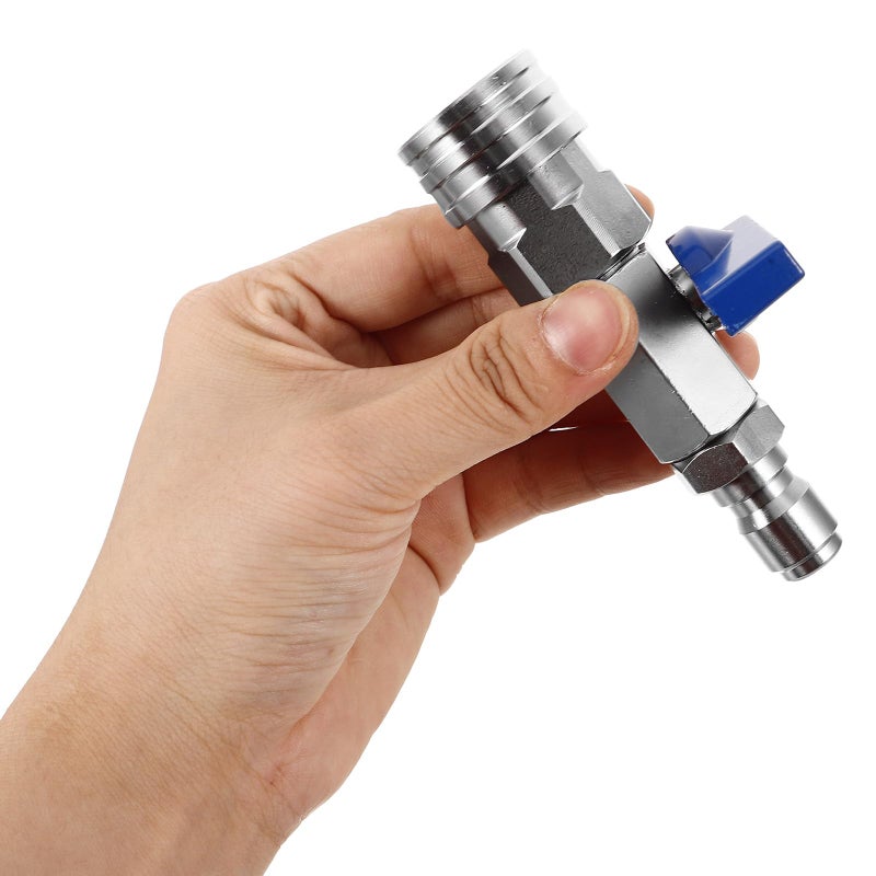 Stainless Steel Ball Valve High Pressure Washer 3 8 Inch Male Female Connector for Cleaning Machine Outdoor Tools - Image 4