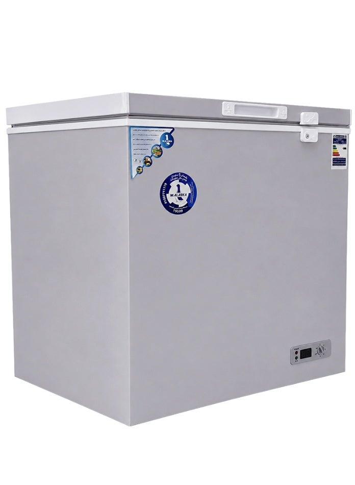 W.Alaska Chest Freezers 200 Liters-silver digital -alaska - Image 3