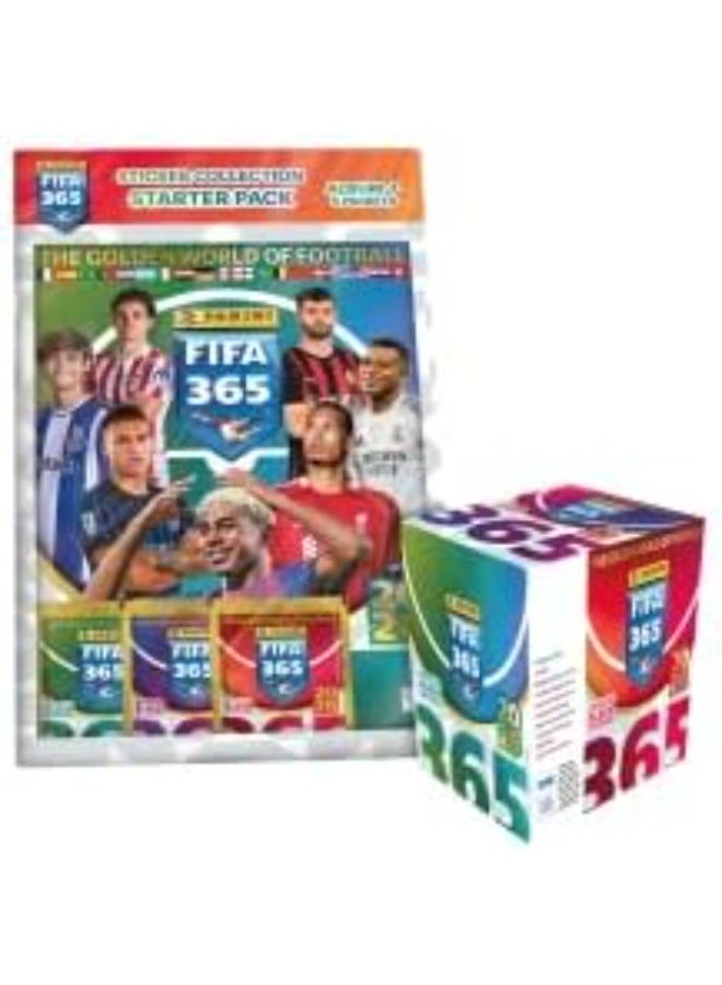 Panini FIFA 365 2026 Edition Sticker Album "The Golden World of Football" - Includes 2 packs (each pack contains 5 assorted stickers of world national team stars) - Image 4
