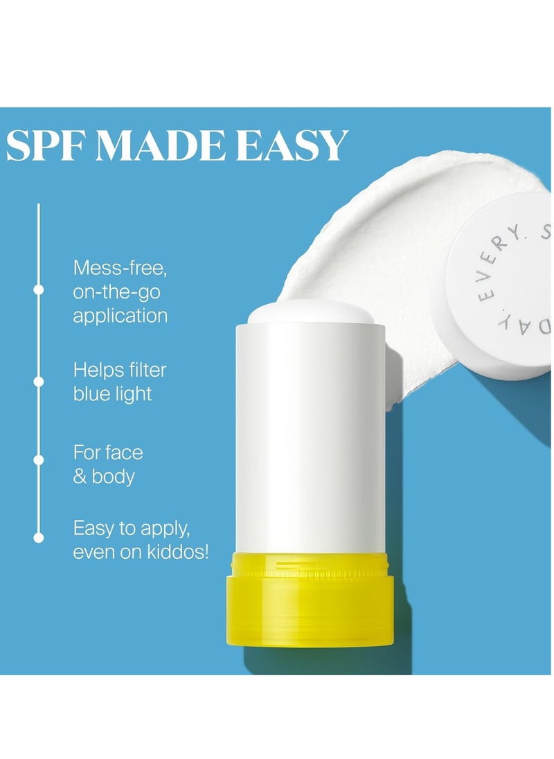 Supergoop! Supergoop! Mineral Sheer Stick SPF 30 Mineral Sunscreen - 100% Mineral, Broad Spectrum Sunscreen for Face & Body - Helps Filter Blue Light - Natural Finish - For All Skin Types - 0.7 fl oz  - Image 2