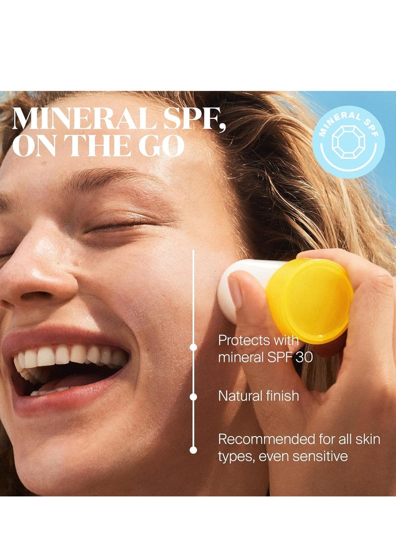Supergoop! Supergoop! Mineral Sheer Stick SPF 30 Mineral Sunscreen - 100% Mineral, Broad Spectrum Sunscreen for Face & Body - Helps Filter Blue Light - Natural Finish - For All Skin Types - 0.7 fl oz  - Image 3