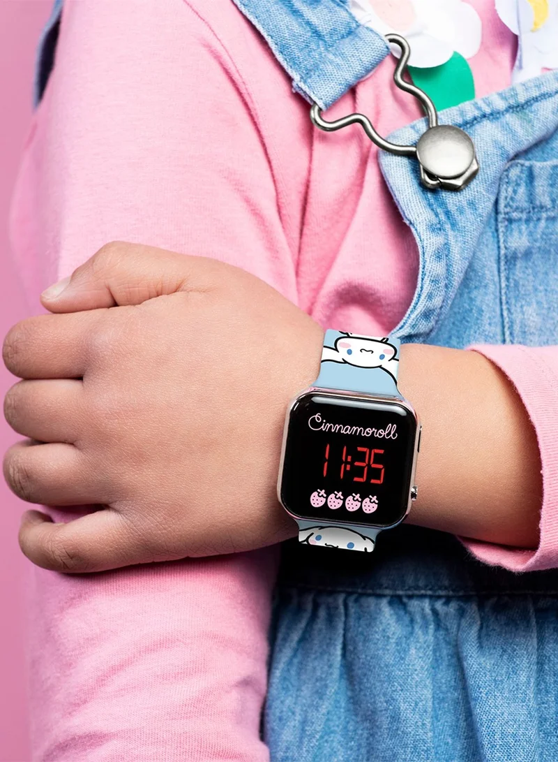 Hello Kitty  Cinnamonroll LED Display Watch with Silicone Character Strap for Kids - CIN0001 for Women | Best Price UAE