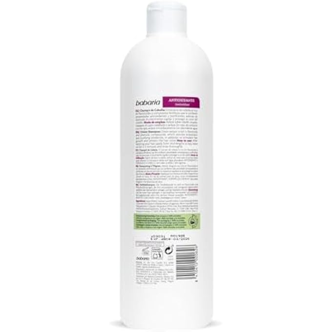 Babaria SHAMPOO, ONION ANTIOXIDANT SHAMPOO, 700 ML - Image 2