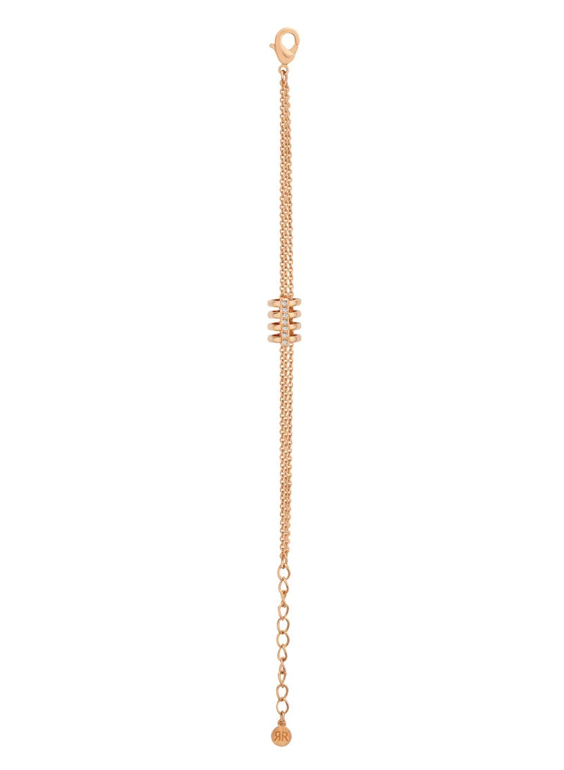 Stone Studded Stainless Steel Bracelet