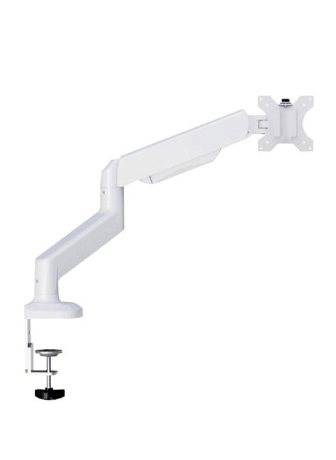 Full Motion Tilt Swivel Single Monitor Arm Stand with Clamp and Grommet Base for 13-32 inch Screen Monitor