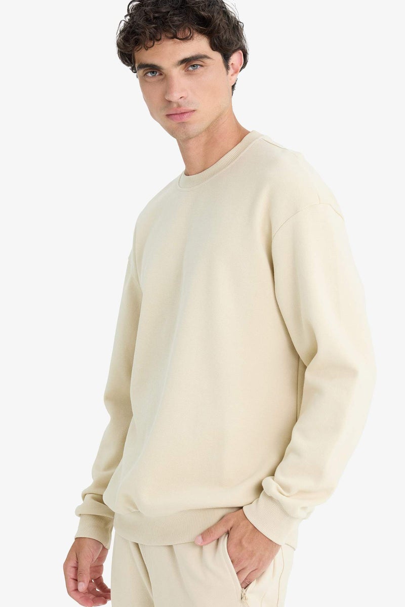DeFacto Boxy Fit Long Sleeve Sweatshirt - Image 1