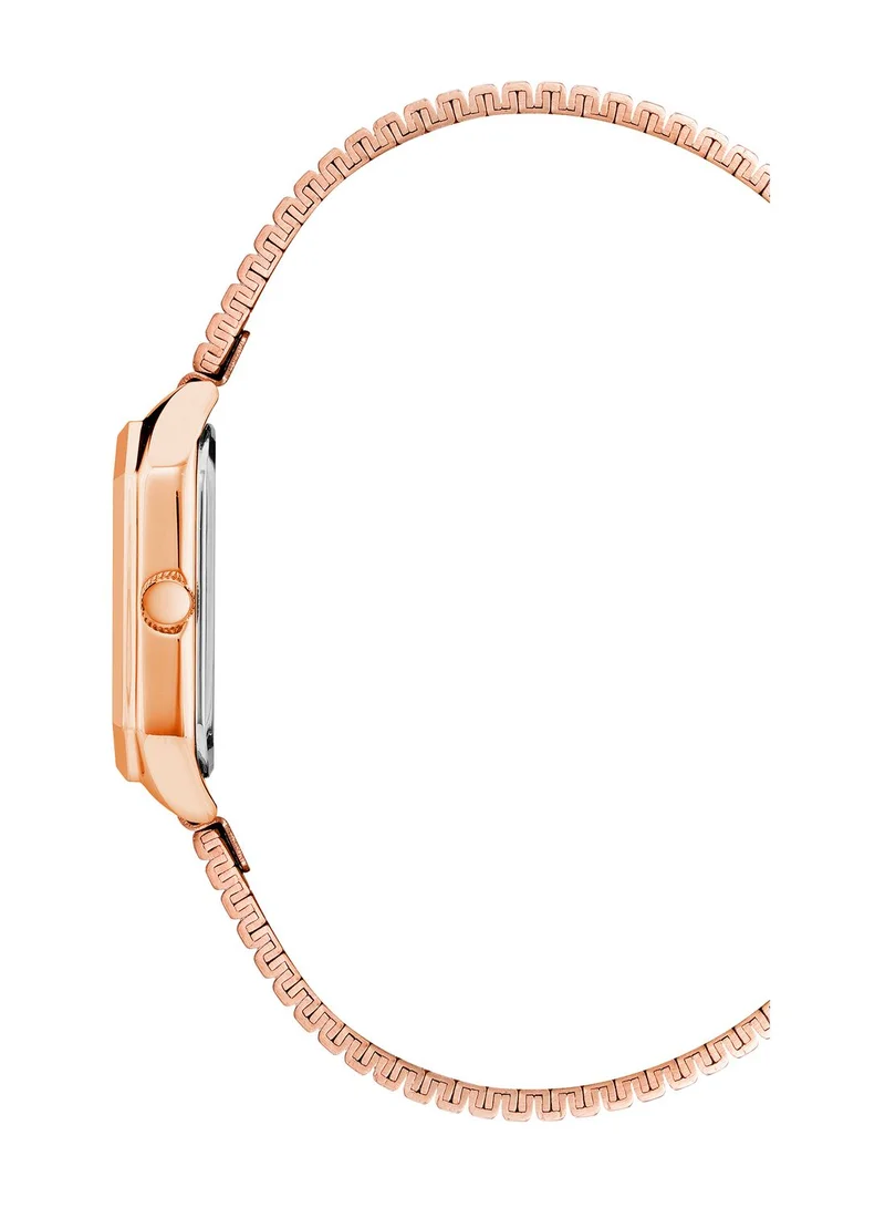 ANNE KLEIN Rose Gold Square Watch