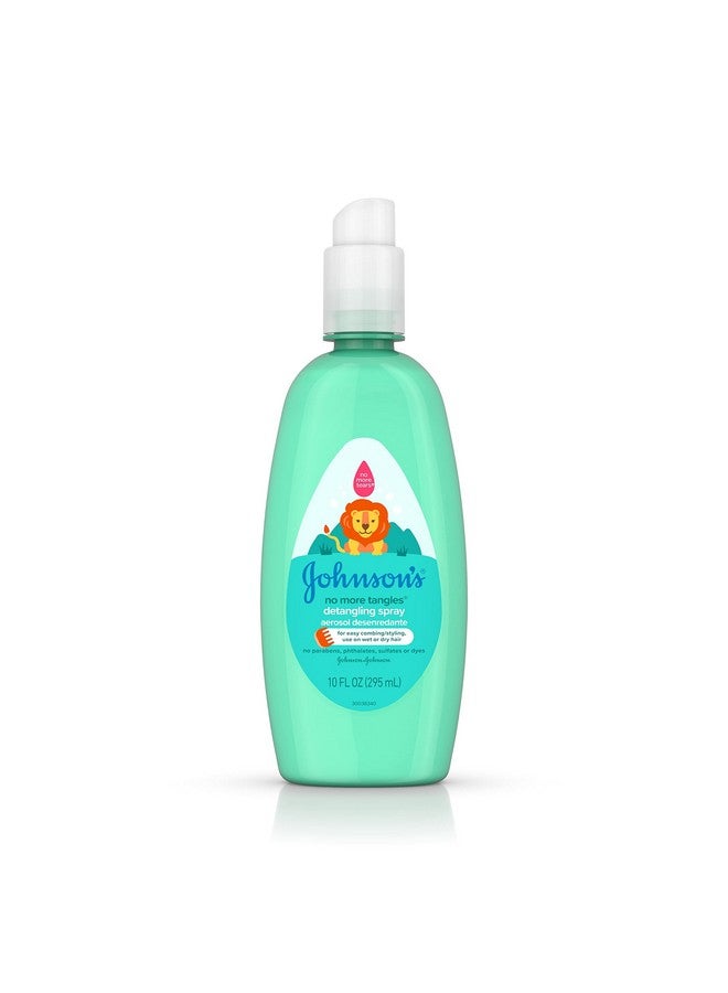 Johnson's Baby Johnson's No More Tangles Toddler & Kids Detangling Spray to Unlock Knots in Hair, Hypoallergenic & Paraben-Free, No More Tears Tear-Free Formula For Wet or Dry Hair, 10 fl. oz(Pack of 3) - Image 1
