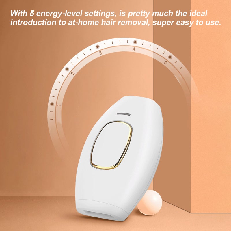 IPL Hair Removal Device: Rose Gold, 5 Adjustable Intensity Levels, Safe Painless Full Body Treatment - Portable Handheld Hair Removal Device for At-Home Full Body Use - Image 2
