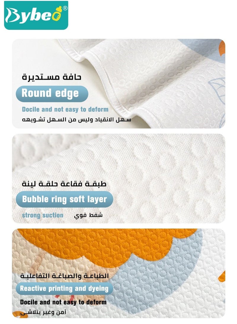 Bybeo - 3 Reusable Baby Diaper Changing Pad Mat Soft Cotton Urine Pads Portable Waterproof Incontinence Underpads for Kids/Adults/Pets - Image 1