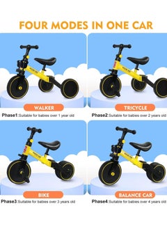Good Boy Good Boy/Girl 2-in-1 Transformable Kids Tricycle & Balance Bike – Adjustable Handle, Detachable Pedals, for 1.5-5 Years Old  - Image 5