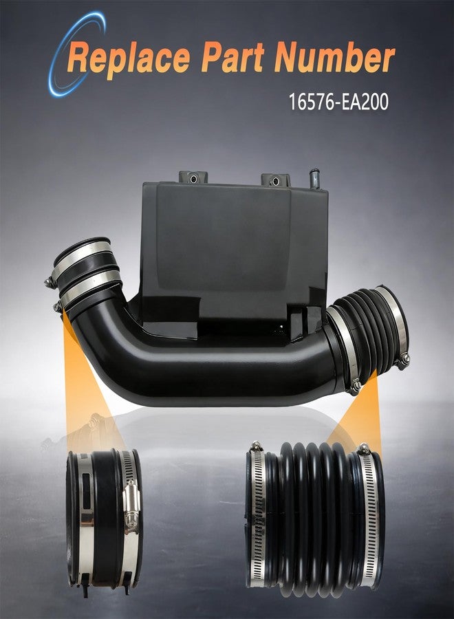 HIMARKLIF Air Cleaner Intake Hose Tube Boot Duct Compatible with Nissan Frontier 4.0L 2005-2019 Pathfinder 4.0L 2005-2012 Xterra 4.0L 2005-2015 Replace#: 16576-EA200 - Image 5