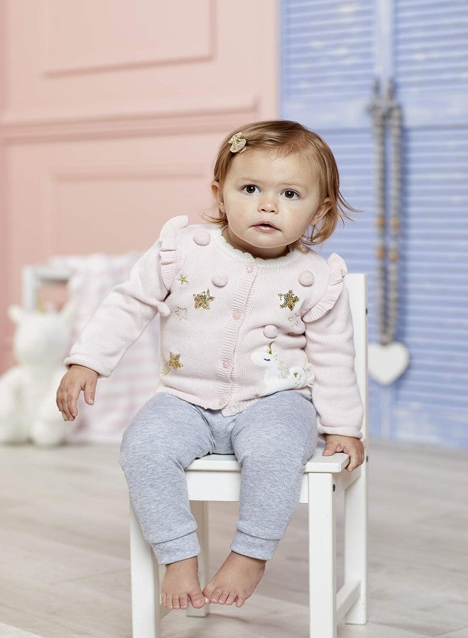 Mud Pie Girls' Kids Baby Magical Unicorn Dreams Cardigan Sweater, Pink, Medium (2T-3T) - Image 4
