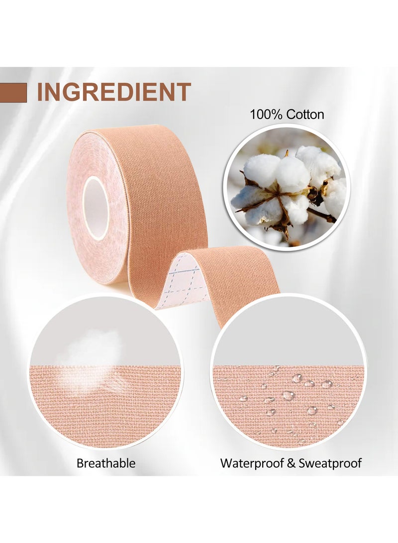 إيلهو Anti-Wrinkle Tape Facial Myofascial Lift-Smoothes Wrinkles, V-shaped Face, Suits for All Parts of The Face and Neck - Forehead Fines Nasolabial Folds Crow's Feet Necklines, Unisex - 2.5cm * 5m - Image 5
