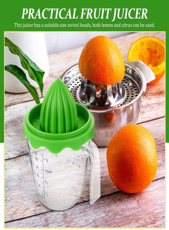 Garneck Manual Juicers with 12 Oz Measuring Cup - Fruit Hand Squeezer for Lime Lemon/Citrus - Small Portable Juice Extractor for Home Kitchen Travel - Image 3