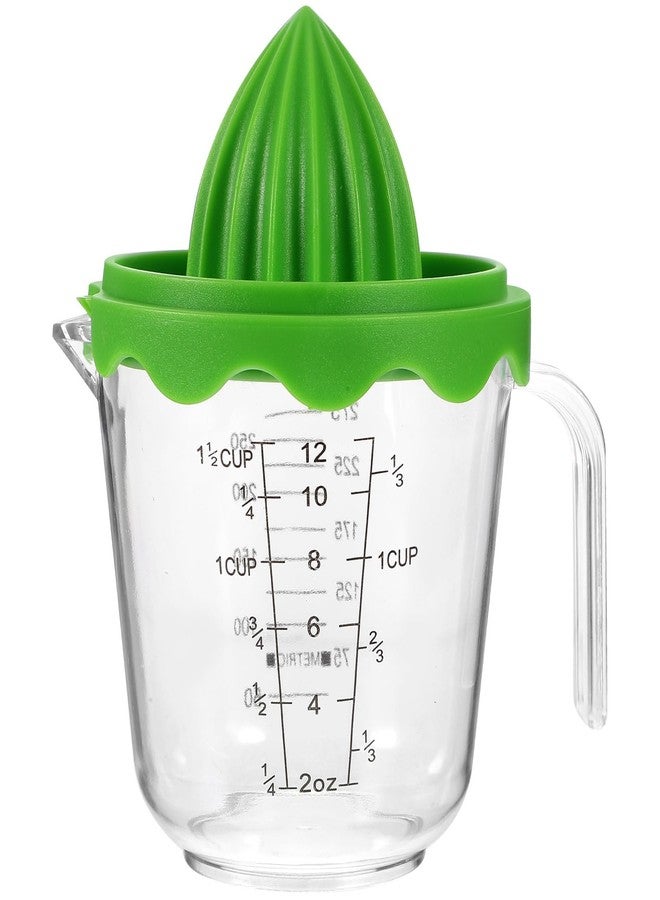 Garneck Manual Juicers with 12 Oz Measuring Cup - Fruit Hand Squeezer for Lime Lemon/Citrus - Small Portable Juice Extractor for Home Kitchen Travel - Image 1