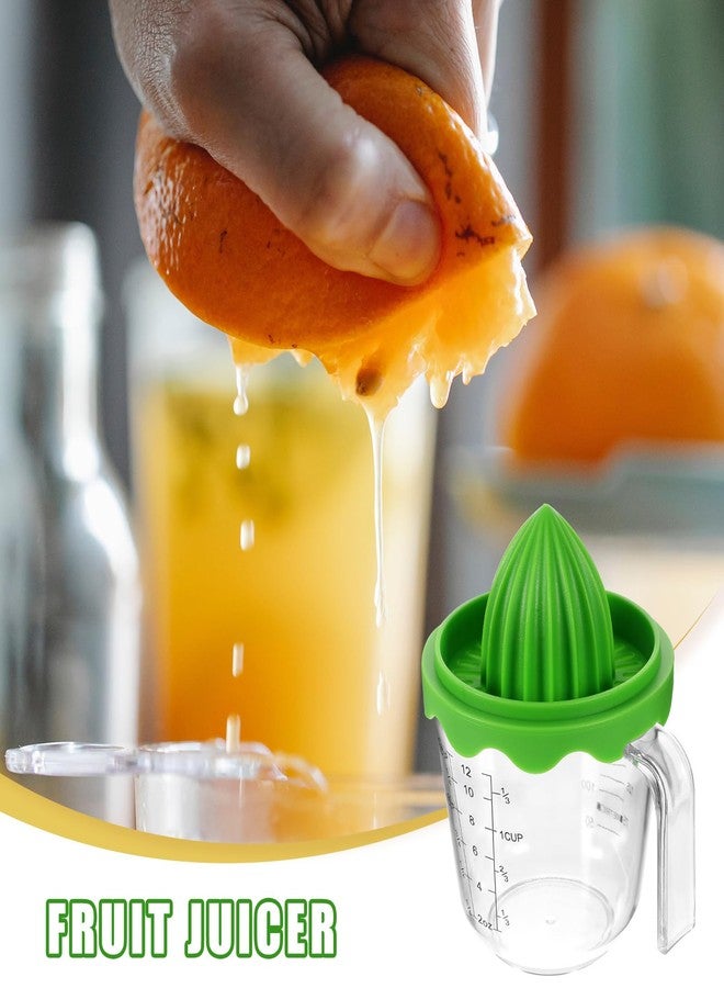 Garneck Manual Juicers with 12 Oz Measuring Cup - Fruit Hand Squeezer for Lime Lemon/Citrus - Small Portable Juice Extractor for Home Kitchen Travel - Image 5