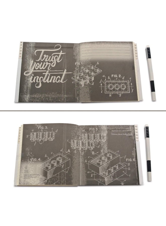 LEGO IQ Locking Notebook With Gel Pen Black IQ-53567 - Image 2