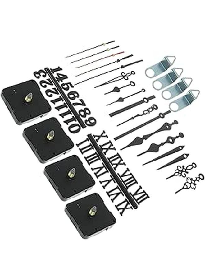 Long Shaft Clock Movement Kit DIY Battery Operated Mechanism Replacement For Home Decor - Image 1