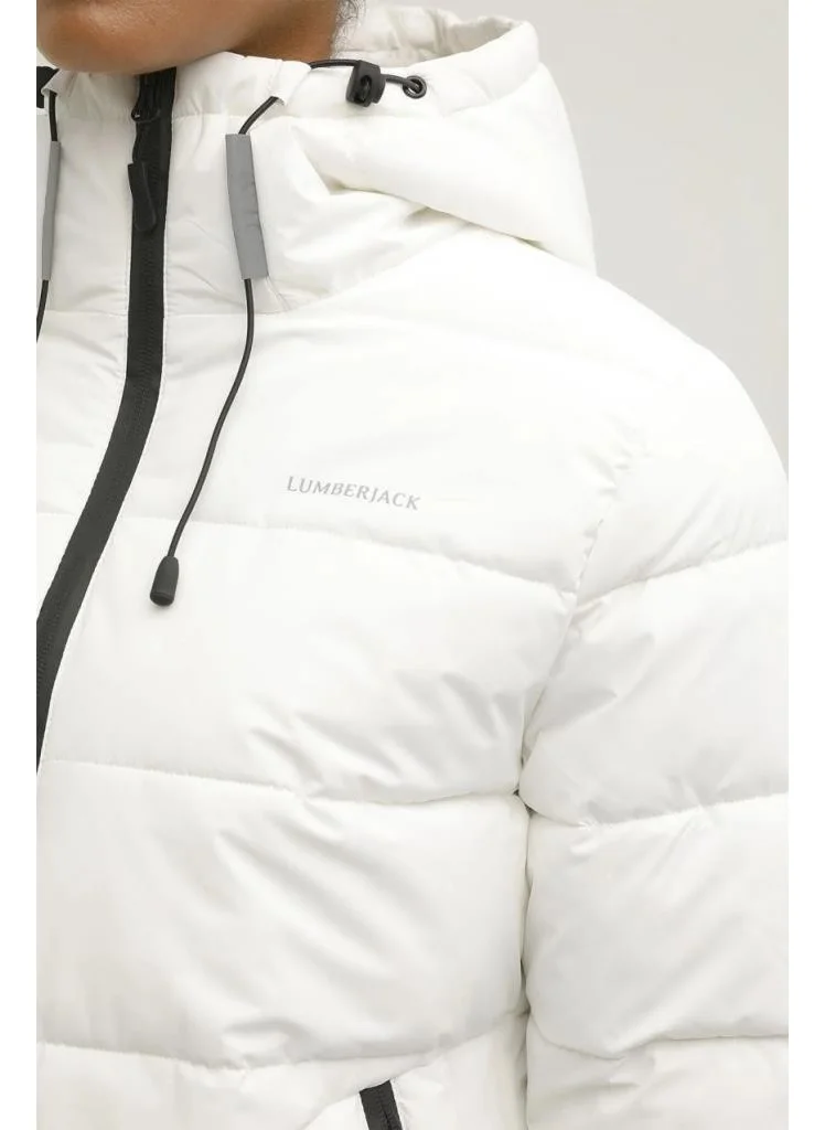 لامبرجاك Apreski Coat White Color Women's Coat
